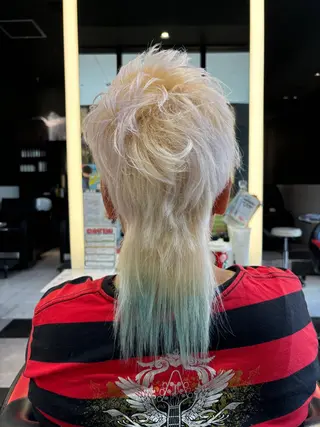 ミディアム カラー ブリーチ/ヘアケア/ 艶髪/イギチハルのヘアスタイル