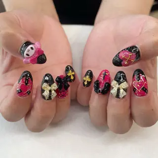 ネイル 💎🐰 saki. m 🐰💎のネイルデザイン