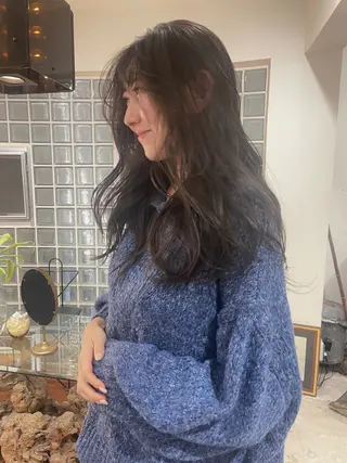 セミロング カラー cut期間限定¥0 ／表参道／REMIのヘアスタイル