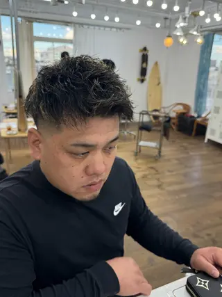 ショート パーマ メンズ メンズ特化サロン ユウヘイのヘアスタイル