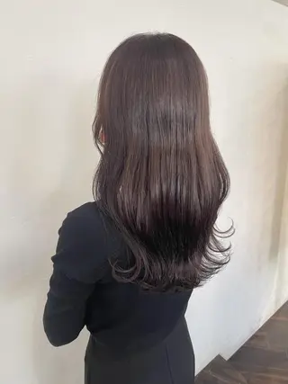 セミロング カラー 冨木 雄斗のヘアスタイル