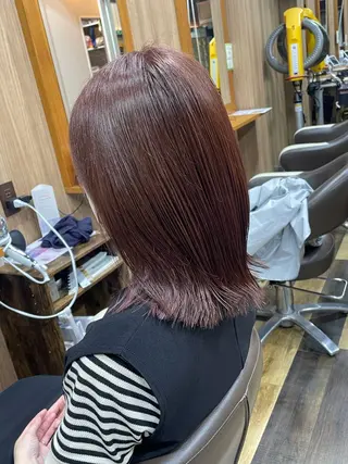 ミディアム カラー 山際勇策 /岐阜美容師のヘアスタイル