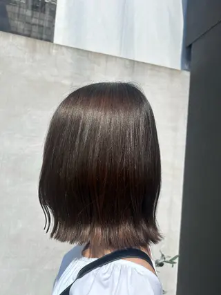 ミディアム カラー 北岡 樹穂のヘアスタイル
