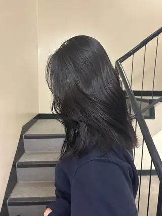 セミロング カラー ☕️結【suii.】 ボブ/ヘアセット☕️のヘアスタイル