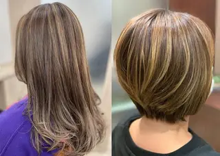 カラー 谷 健吾のヘアスタイル