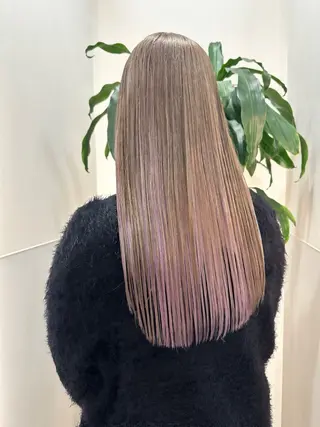 セミロング カラー 🦋レイヤーカット ミドリカワ🦋のヘアスタイル