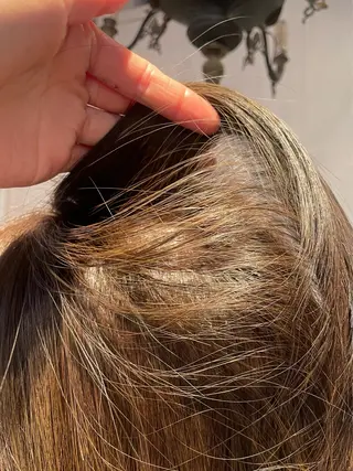 ミディアム カラー RIN／韓国ヘア レイヤーカットのヘアスタイル