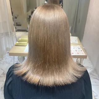 ミディアム マホ/日吉/髪質改善 /レイヤー/ガーリーのヘアスタイル