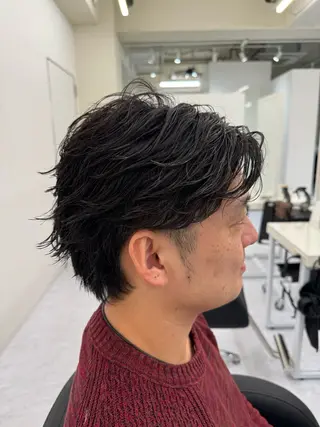 パーマ little×esta所属・little石川 秀のヘアスタイル