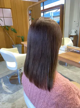 セミロング カラー fulam所属・MIKU ／fulamのヘアスタイル