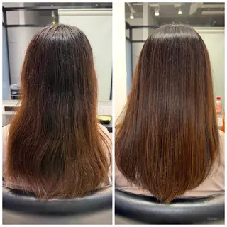 セミロング SALOWIN 横浜店所属・髪質改善☘️縮毛矯正 特化✨のヘアスタイル