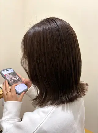 ミディアム カラー Life Nagiのヘアスタイル