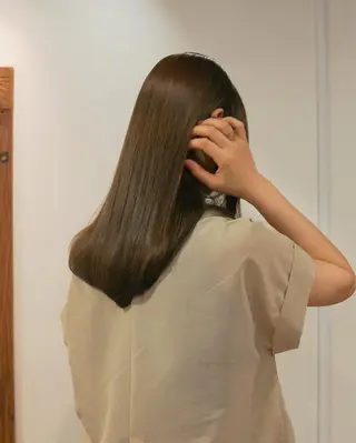 セミロング カラー navile  harajuku所属・haruto ／カラーモデル募集中のヘアスタイル