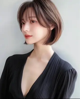 ショート VLOW nex the salon所属・韓国風/髪質改善/ ナガヤアキラのヘアスタイル