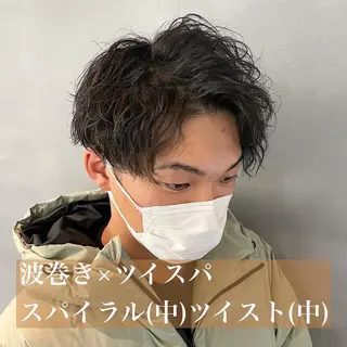 パーマ メンズ BIRTH by happiness所属・【ニュアンスパーマ】 西岡拓海のヘアスタイル