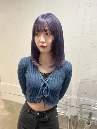 カラー ロングレイヤー ¥0🎀MEIのヘアスタイル