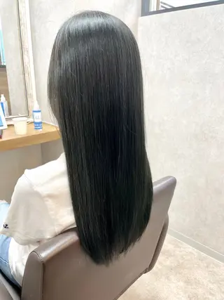 ロング 髪質改善×METEO 店長 貞松直也のヘアスタイル