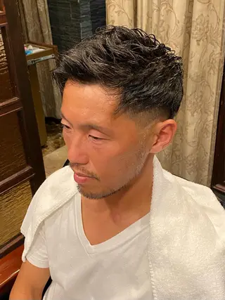 ショート メンズ 💈ヒロ銀座💈 ✨墓越聖菜✨のヘアスタイル