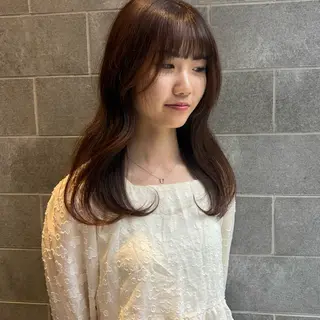 セミロング カラー 🥀ツヤハイトーン /hinata✞✟のヘアスタイル