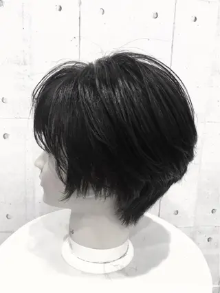 ショート 韓・中華美女ヘア 🇰🇷×🇨🇳のヘアスタイル