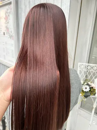 ロング 縮毛矯正🌱𓂃 野口晴菜のヘアスタイル