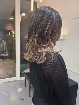 セミロング カラー ooit所属・ooit 【オーイット】のヘアスタイル