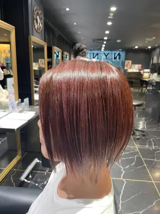 ショート カラー インナーカラー/ 韓国風🌿RIKOのヘアスタイル