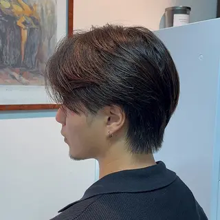 メンズ 【1.NK】Solon船橋002号室所属・友野飛翔/メンズ特化 /センターパートのヘアスタイル