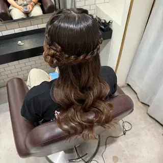 ロング ヘアアレンジ 🎀ヘアアレンジ 🎀ななみのヘアスタイル