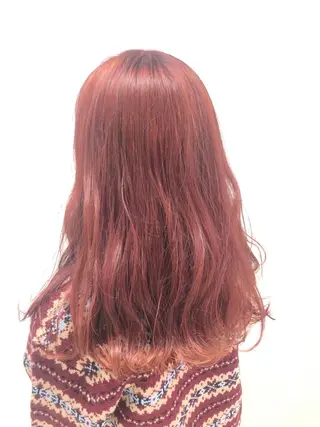 ロング カラー SENA 再現性 パーマと縮毛矯正のヘアスタイル