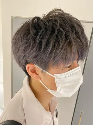 ショート カラー メンズ 【SIUN】健太郎 髪質改善/透明感のヘアスタイル