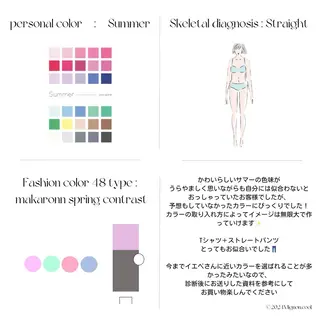 パーソナルカラー🥐 顔タイプ🥗yuriのその他イメージ