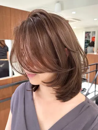 ミディアム カラー 8/27限定予約 宜しくお願いします！のヘアスタイル