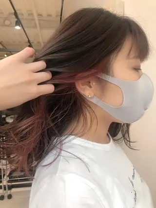 セミロング コトネ🫧 韓国風レイヤーカットのヘアスタイル