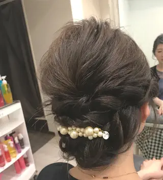 ヘアアレンジ KINGKONG BARBERSHOP by  ALVAREZ所属・takebuchi harukaのヘアスタイル