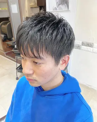 ショート メンズ Elle✂︎ Riinaのヘアスタイル