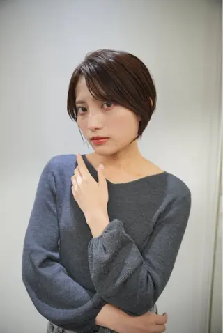 ショート 髪質改善カラー ショートボブ専門のヘアスタイル