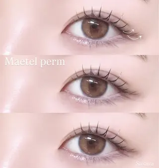 マツエク・マツパ 🍒束間まつ毛ෆ sasara🍒のマツエク・マツパデザイン