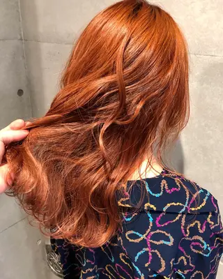 セミロング カラー レイヤーカット× 髪質改善たもりのヘアスタイル