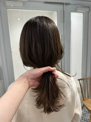 セミロング 透明感カラー✴︎ SAYAKAのヘアスタイル