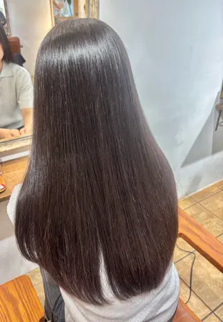 ロング パーマ カネコ ナナミのヘアスタイル