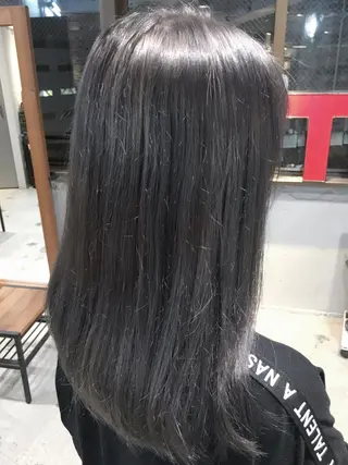 ロング カラー 代表 中島貴志のヘアスタイル