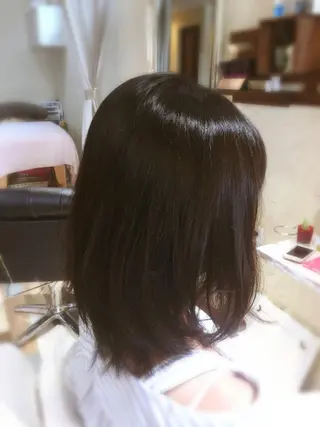 ミディアム 美容歴１８年以上🌈 山口のヘアスタイル