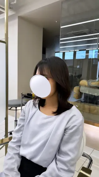 ミディアム COA GINZA/ 相澤謙心のヘアスタイル