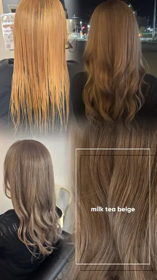 カラー 岩本 心美のヘアスタイル