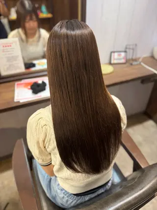 ロング 八木 輝のヘアスタイル