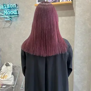 ミディアム カラー はちすか るかのヘアスタイル