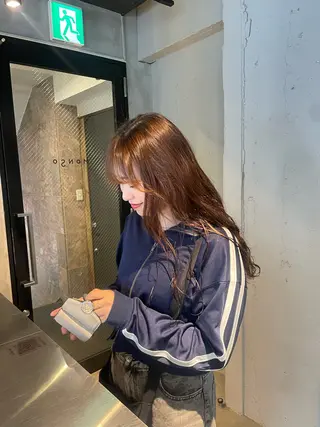 パーマ 透明感・美髪 monsoワニベユナのヘアスタイル