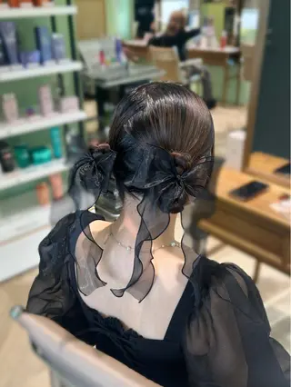 ヘアアレンジ 🎀透明感カラー🎀 ヘアメ／mikotoのヘアスタイル