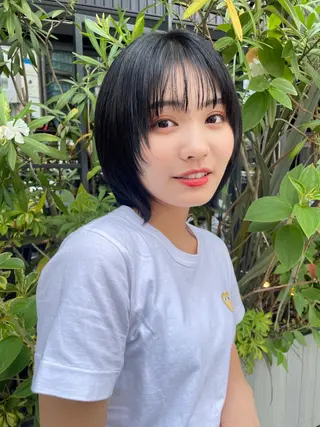 ショート MINX青山店所属・結莉/ボブ/ 縮毛矯正のヘアスタイル